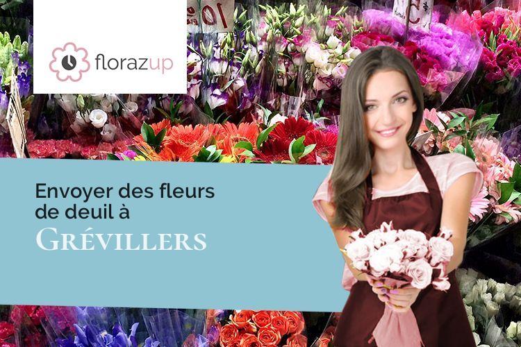 créations florales pour des obsèques à Grévillers (Pas-de-Calais/62450)