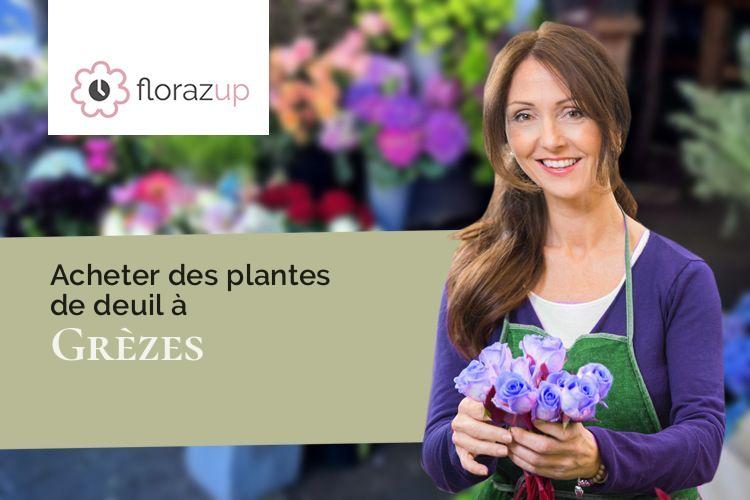 créations florales pour des obsèques à Grèzes (Dordogne/24120)