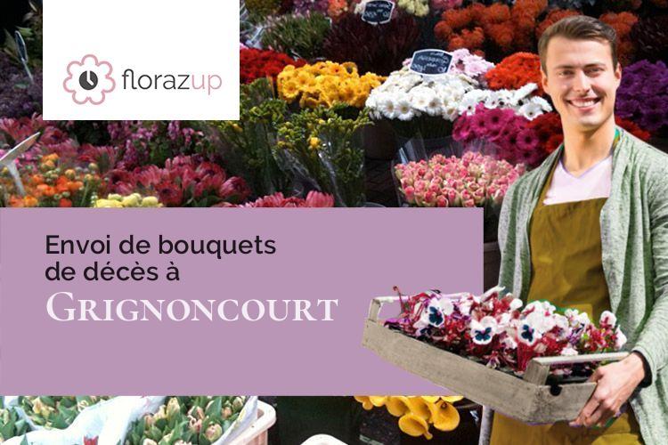 bouquets de fleurs pour un enterrement à Grignoncourt (Vosges/88410)