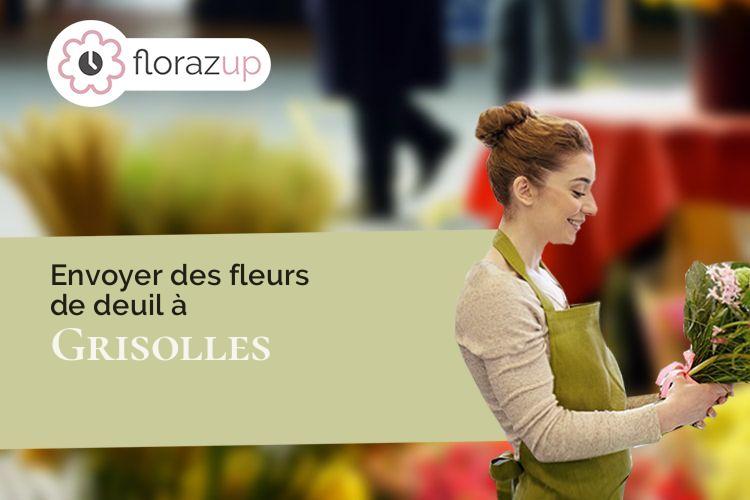 couronnes florales pour une crémation à Grisolles (Tarn-et-Garonne/82170)