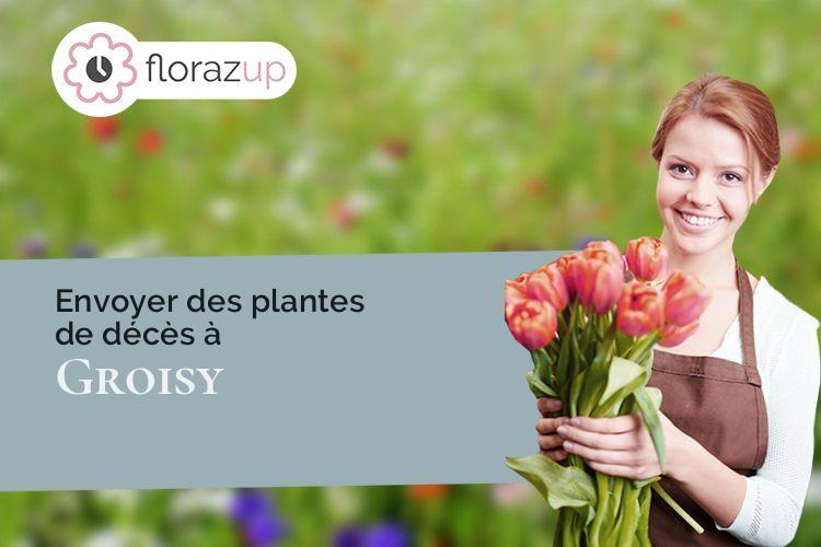 gerbes de fleurs pour des obsèques à Groisy (Haute-Savoie/74570)