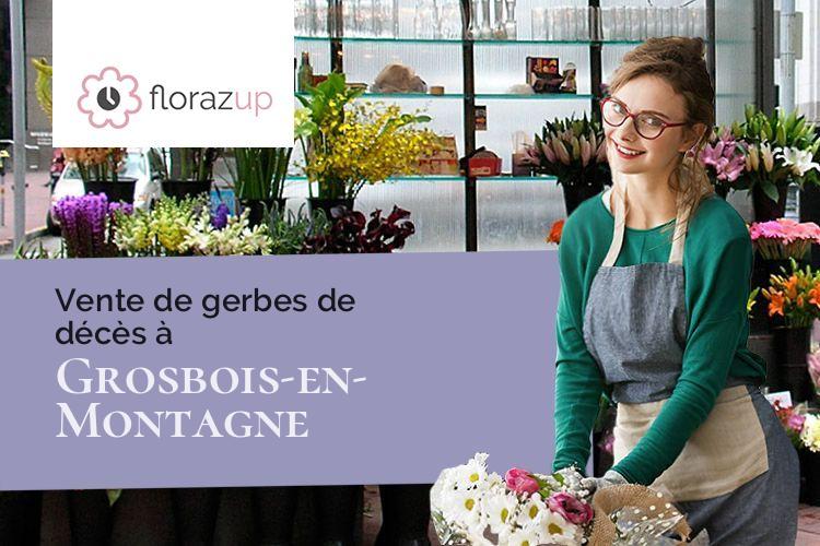 compositions de fleurs pour un décès à Grosbois-en-Montagne (Côte-d'Or/21540)