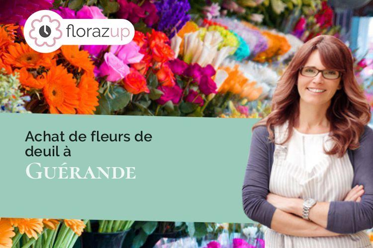 bouquets de fleurs pour un enterrement à Guérande (Loire-Atlantique/44350)