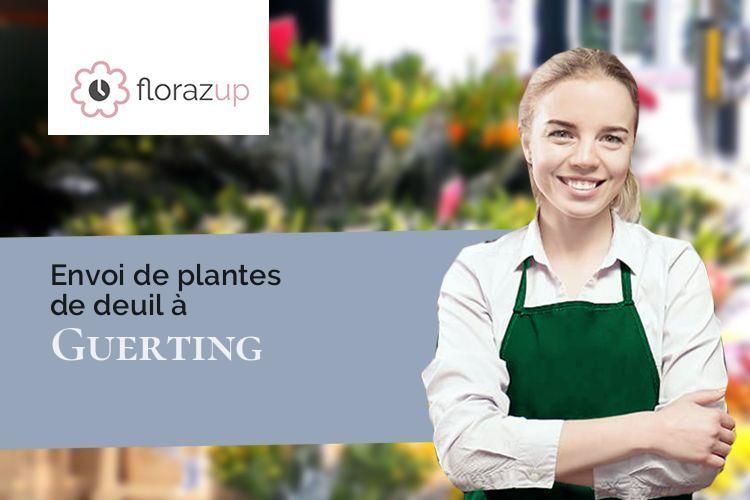 gerbes de fleurs pour un enterrement à Guerting (Moselle/57880)