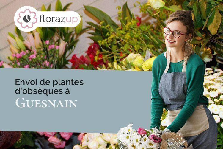 compositions florales pour un deuil à Guesnain (Nord/59287)