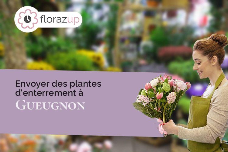 plantes pour un enterrement à Gueugnon (Saône-et-Loire/71130)