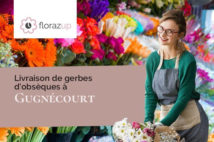 créations florales pour des funérailles à Gugnécourt (Vosges/88600)