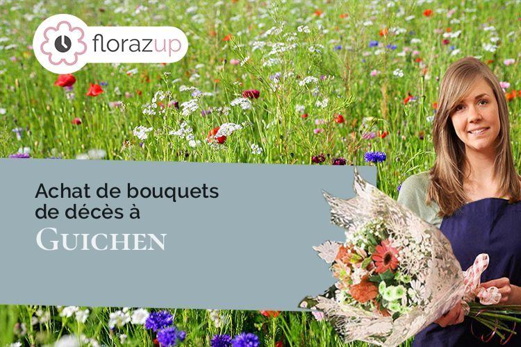 gerbes de fleurs pour un décès à Guichen (Ille-et-Vilaine/35580)