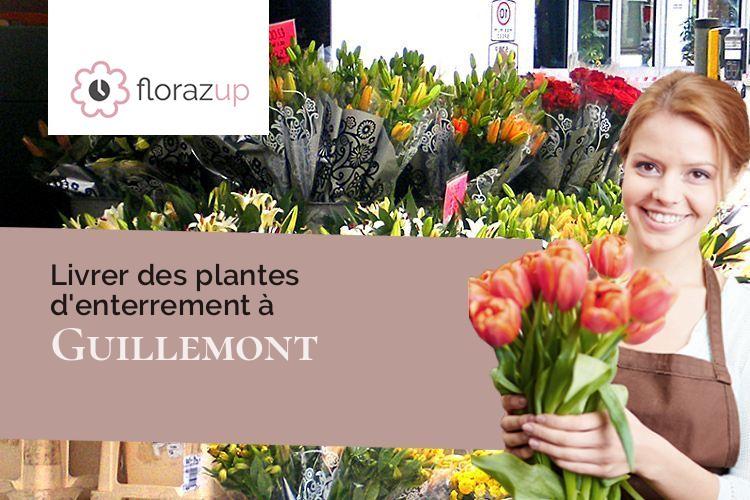 coeurs de fleurs pour des obsèques à Guillemont (Somme/80360)