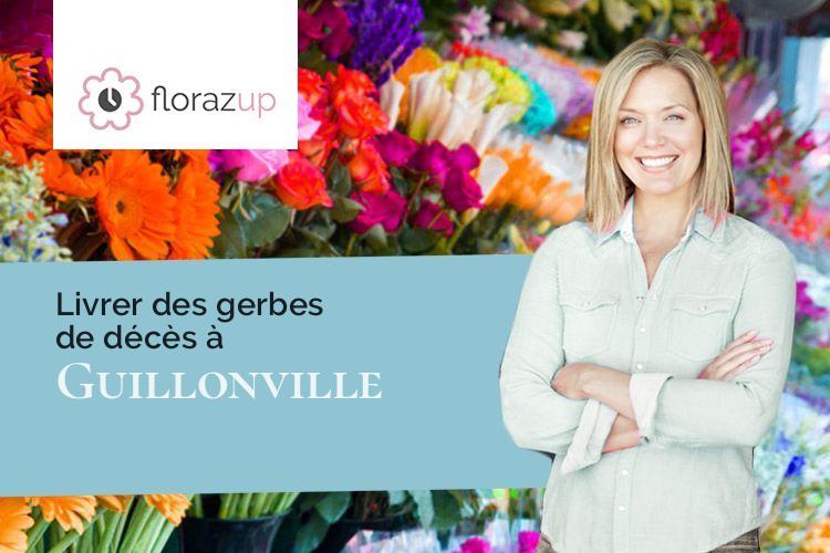 créations de fleurs pour un décès à Guillonville (Eure-et-Loir/28140)