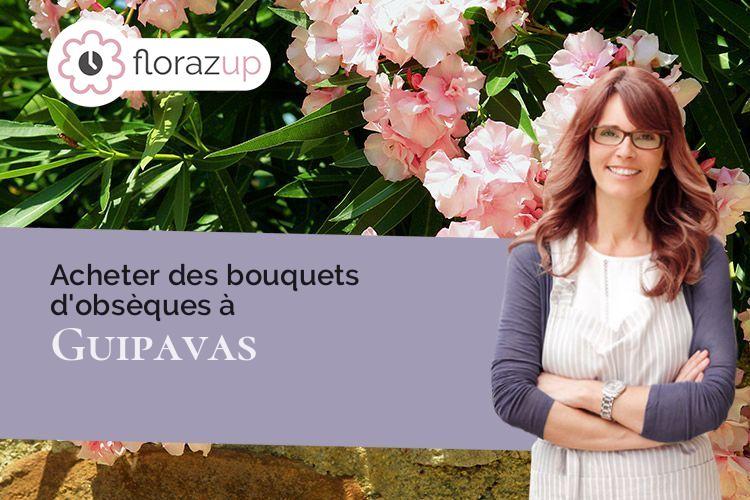 créations florales pour un enterrement à Guipavas (Finistère/29490)