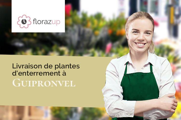 créations florales pour un décès à Guipronvel (Finistère/29290)