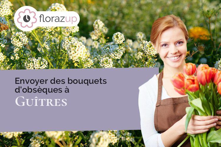 créations florales pour un décès à Guîtres (Gironde/33230)