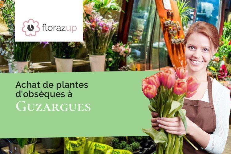 compositions de fleurs pour des obsèques à Guzargues (Hérault/34820)