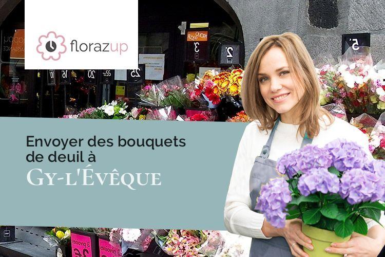 gerbes de fleurs pour un décès à Gy-l'Évêque (Yonne/89580)