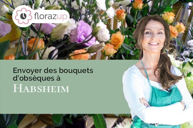 bouquets de fleurs pour une crémation à Habsheim (Haut-Rhin/68440)