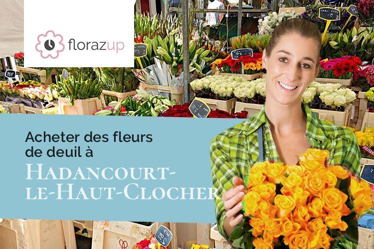 créations de fleurs pour un enterrement à Hadancourt-le-Haut-Clocher (Oise/60240)