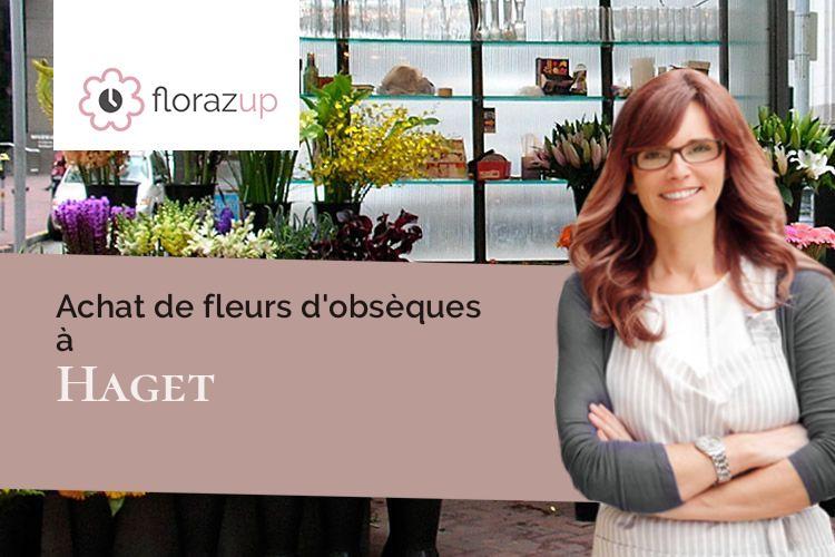 créations florales pour un deuil à Haget (Gers/32730)