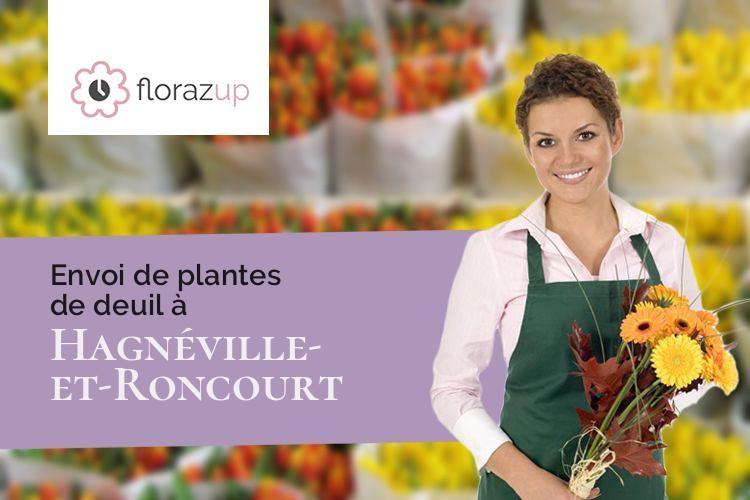 fleurs deuil pour une crémation à Hagnéville-et-Roncourt (Vosges/88300)