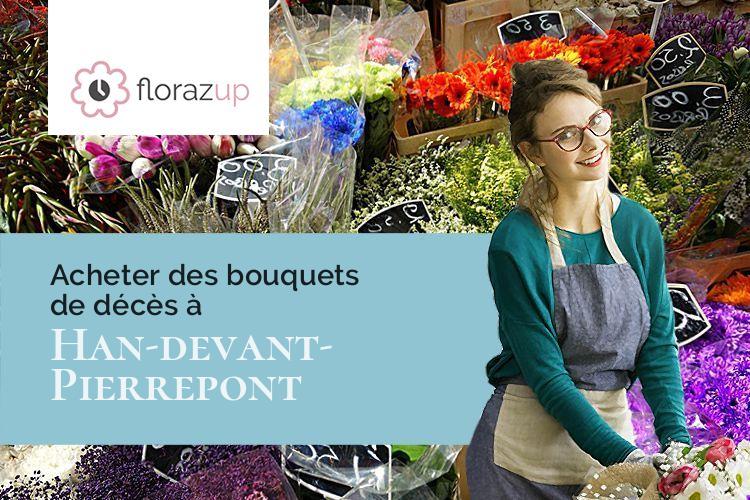 créations de fleurs pour un enterrement à Han-devant-Pierrepont (Meurthe-et-Moselle/54620)