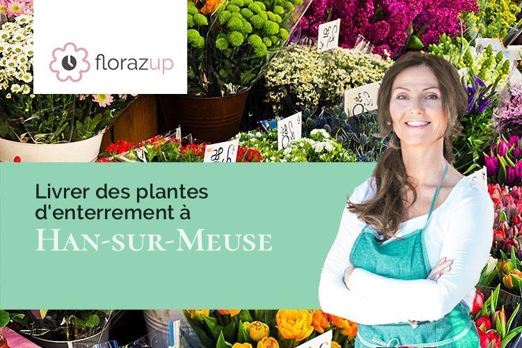 bouquets de fleurs pour un deuil à Han-sur-Meuse (Meuse/55300)