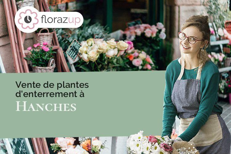 compositions florales pour un enterrement à Hanches (Eure-et-Loir/28130)