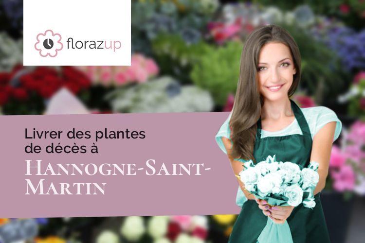 compositions florales pour des obsèques à Hannogne-Saint-Martin (Ardennes/08160)