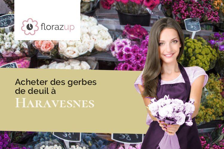 bouquets de fleurs pour des obsèques à Haravesnes (Pas-de-Calais/62390)