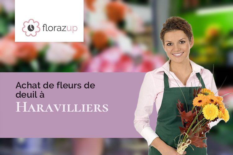bouquets de fleurs pour des obsèques à Haravilliers (Val-d'Oise/95640)
