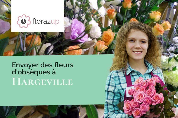 coupes de fleurs pour un enterrement à Hargeville (Yvelines/78790)