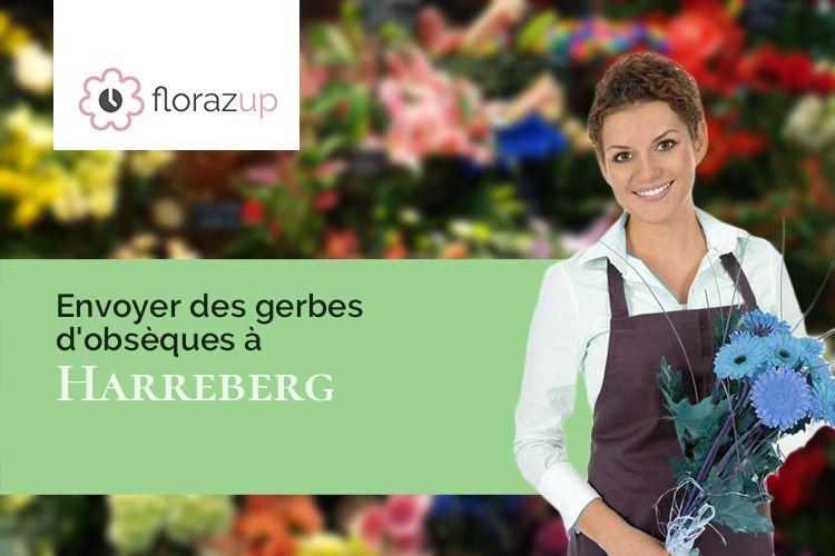 bouquets de fleurs pour un enterrement à Harreberg (Moselle/57870)