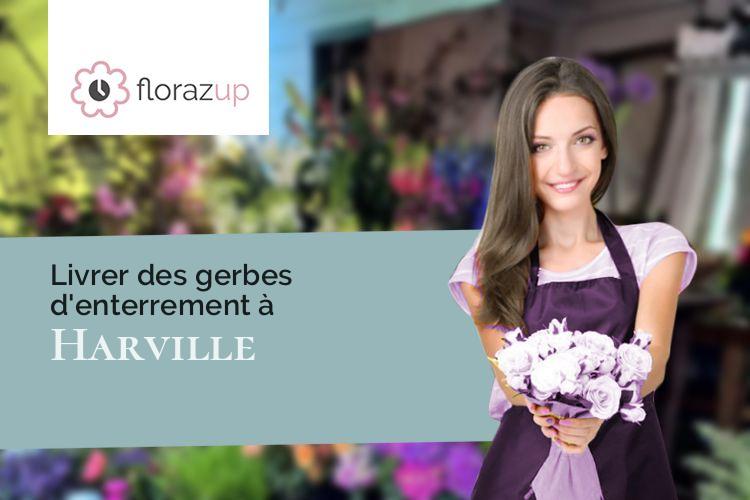 coupes de fleurs pour un deuil à Harville (Meuse/55160)