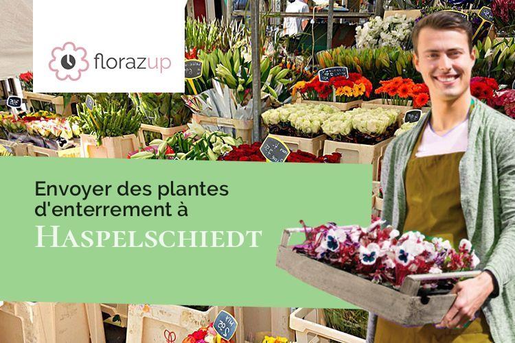 coupes de fleurs pour un enterrement à Haspelschiedt (Moselle/57230)