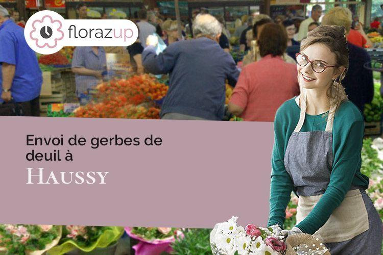 coupes de fleurs pour un enterrement à Haussy (Nord/59294)