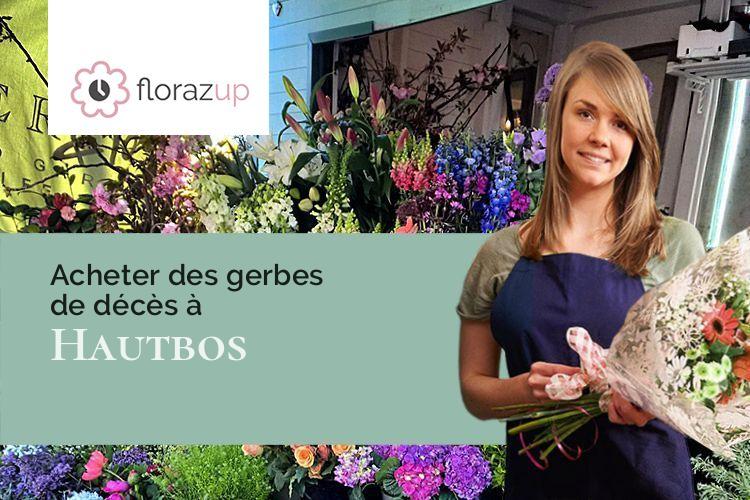 compositions de fleurs pour des obsèques à Hautbos (Oise/60210)