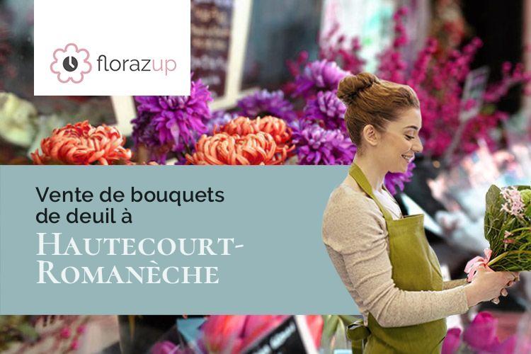 compositions florales pour des obsèques à Hautecourt-Romanèche (Ain/01250)