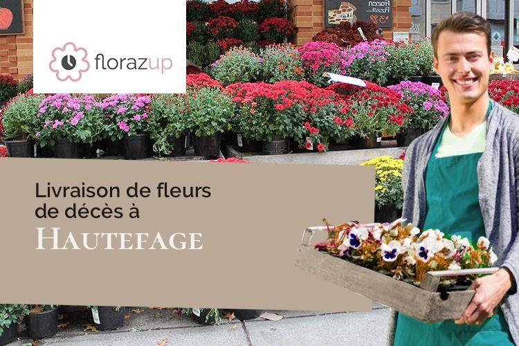 créations florales pour un enterrement à Hautefage (Corrèze/19400)