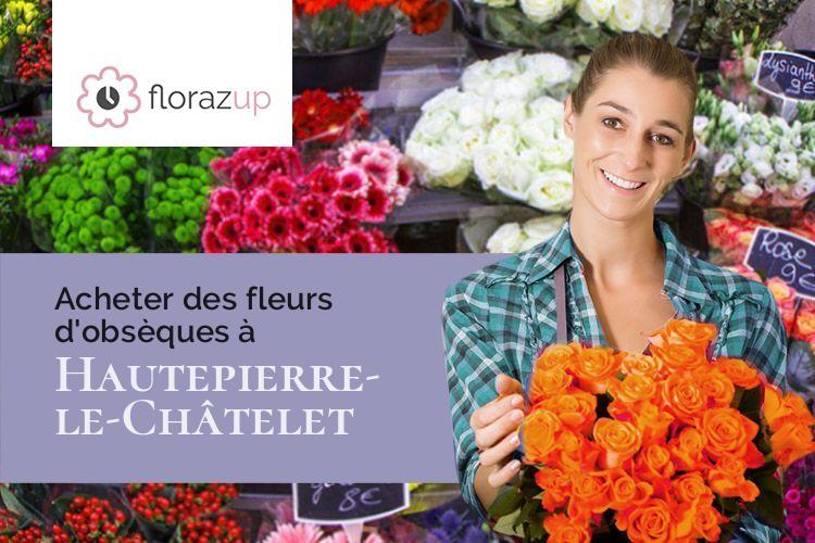 compositions de fleurs pour un décès à Hautepierre-le-Châtelet (Doubs/25580)