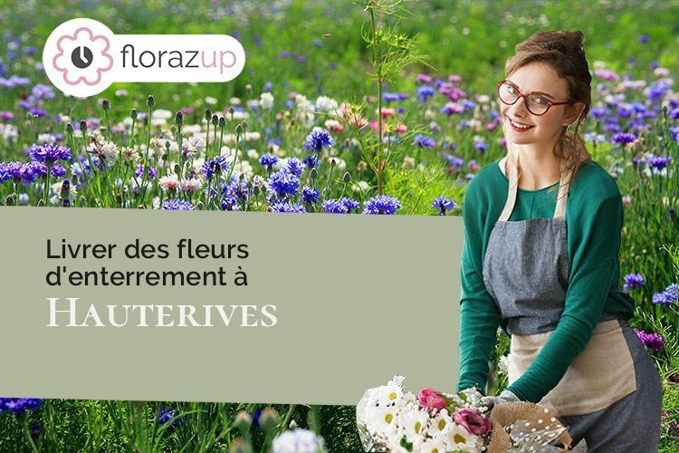 plantes pour un décès à Hauterives (Drôme/26390)