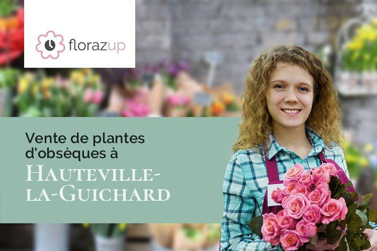 créations florales pour un deuil à Hauteville-la-Guichard (Manche/50570)