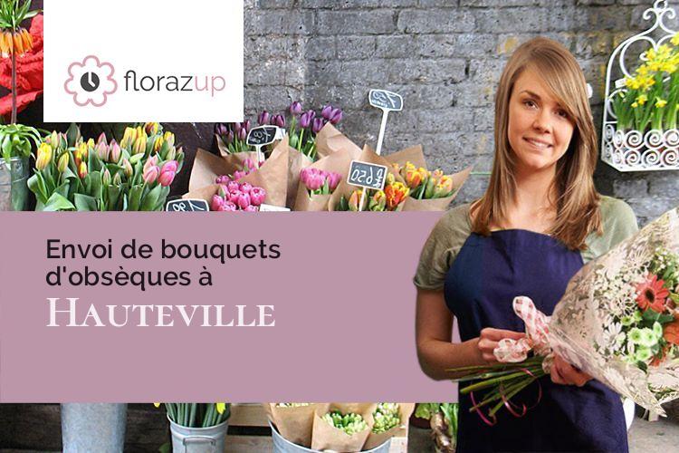 créations de fleurs pour des funérailles à Hauteville (Marne/51290)