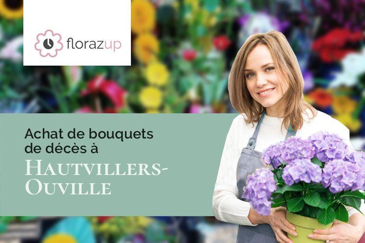 bouquets de fleurs pour un décès à Hautvillers-Ouville (Somme/80132)