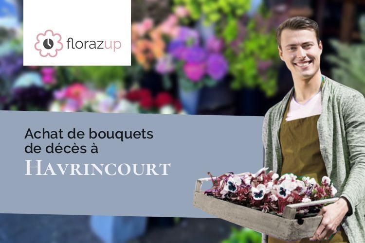 coeurs de fleurs pour un deuil à Havrincourt (Pas-de-Calais/62147)