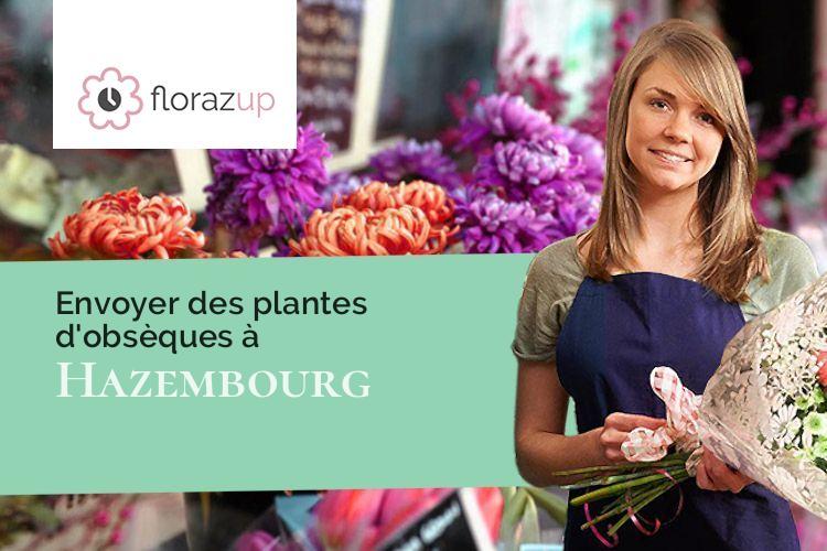 compositions florales pour une crémation à Hazembourg (Moselle/57430)