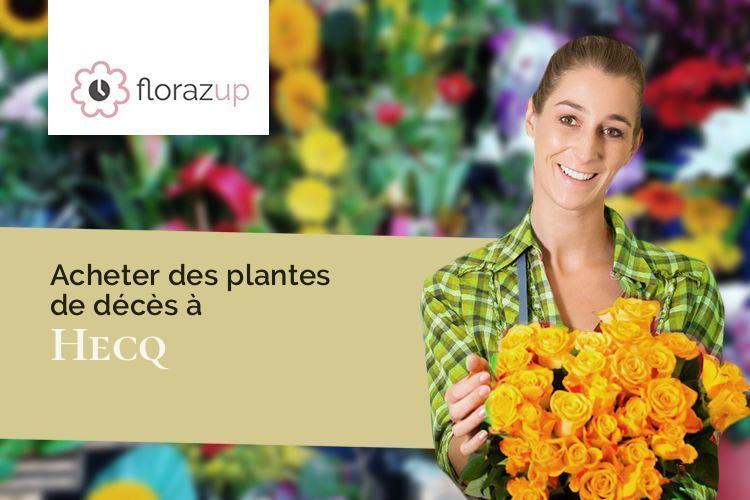 créations de fleurs pour un enterrement à Hecq (Nord/59530)