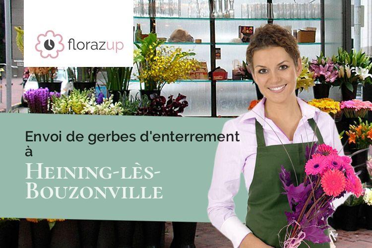 compositions florales pour une crémation à Heining-lès-Bouzonville (Moselle/57320)