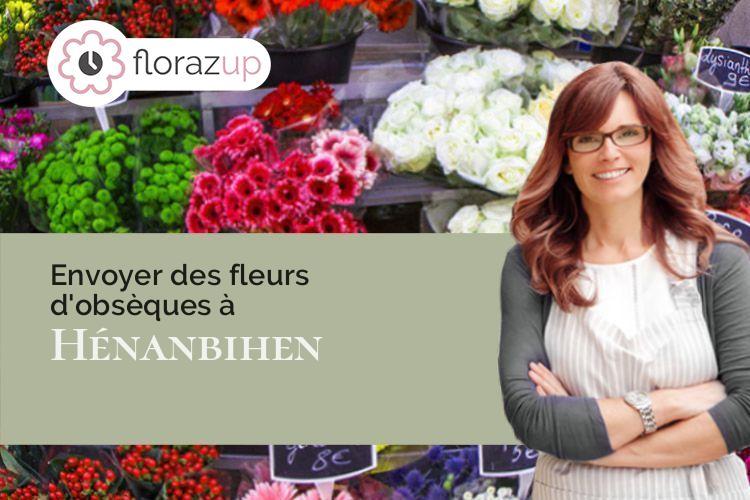 coupes de fleurs pour un décès à Hénanbihen (Côtes-d'Armor/22550)