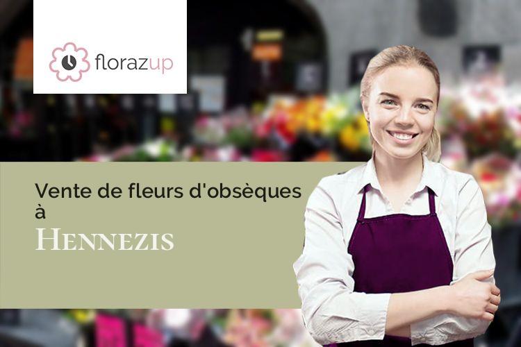 bouquets de fleurs pour un décès à Hennezis (Eure/27700)