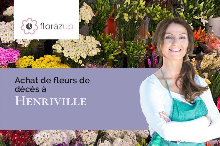 coeurs de fleurs pour une crémation à Henriville (Moselle/57450)