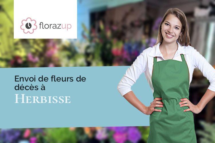 coupes de fleurs pour un décès à Herbisse (Aube/10700)